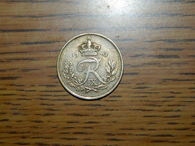 DENMARK 25 ORE 1949