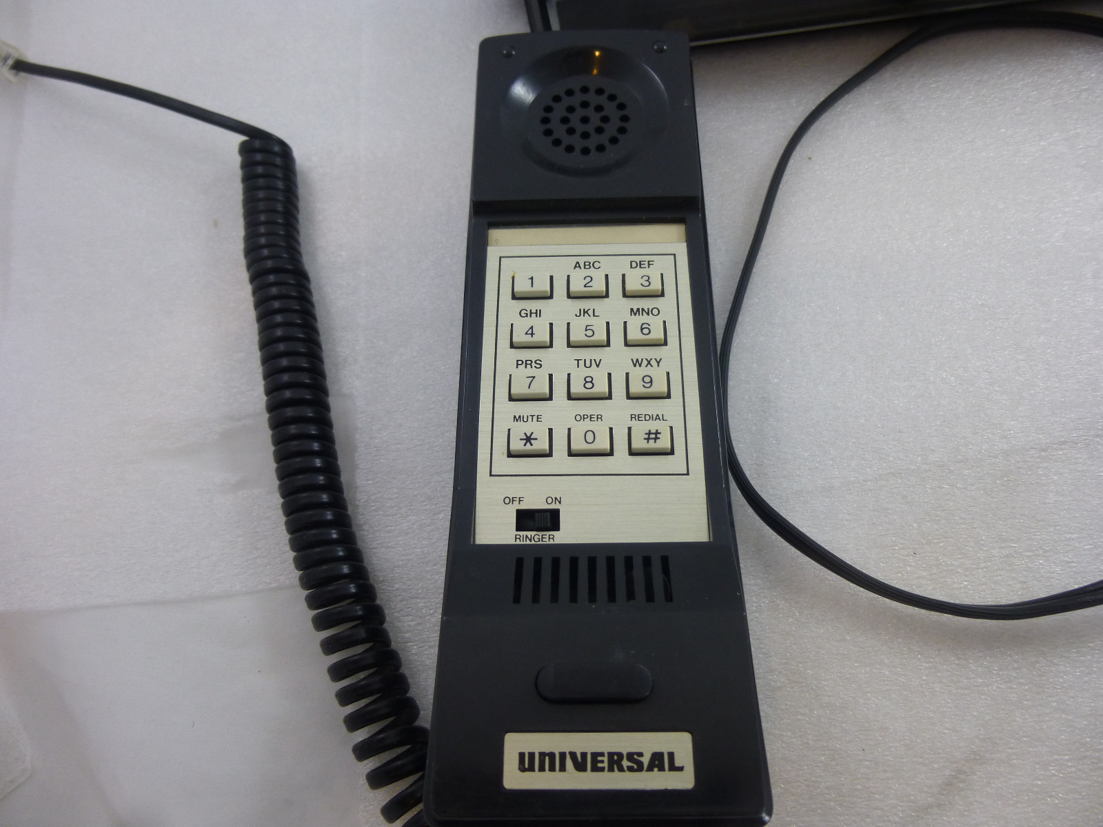 Vintage Retro Universal Phone Clock AM/FM Radio Faux Wood Model TCR-6000 REPAIR