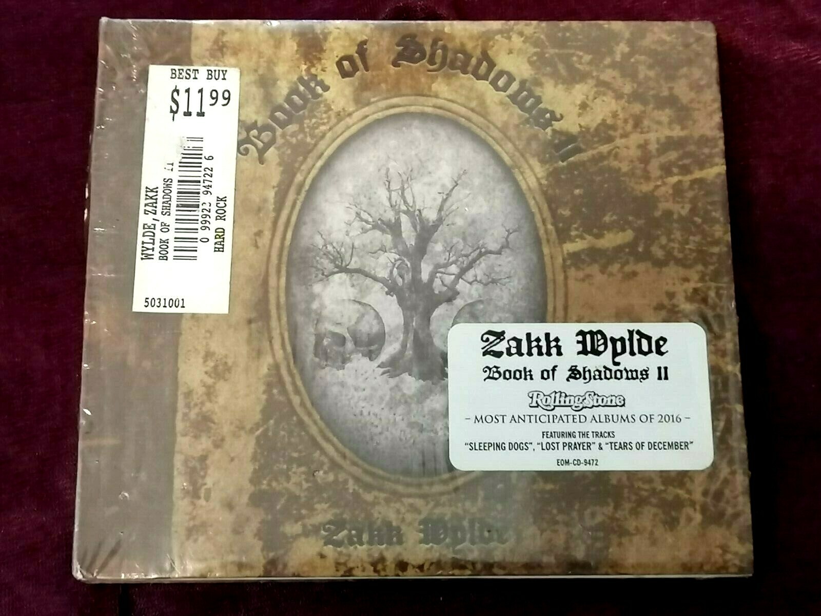 Book of Shadows II [Digipak] by Zakk Wylde (CD, Apr-2016