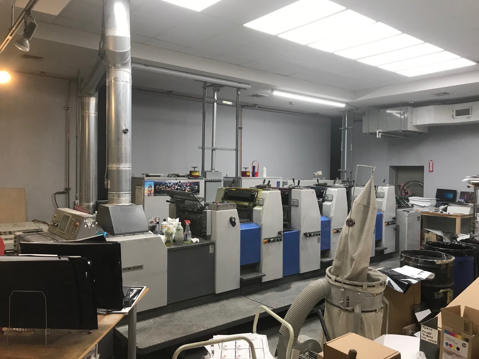 1999 RYOBI 525HX-D  WITH IN LINE COATER, IR DRYER