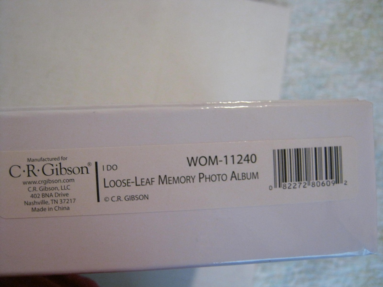 C * R * Gibson ~ MEMORY PHOTO ALBUM