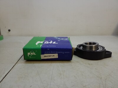 SBLF207-20 KML 1-1/4'' 2 Bolt Flange Block Mounted Bearing SBLF206-20