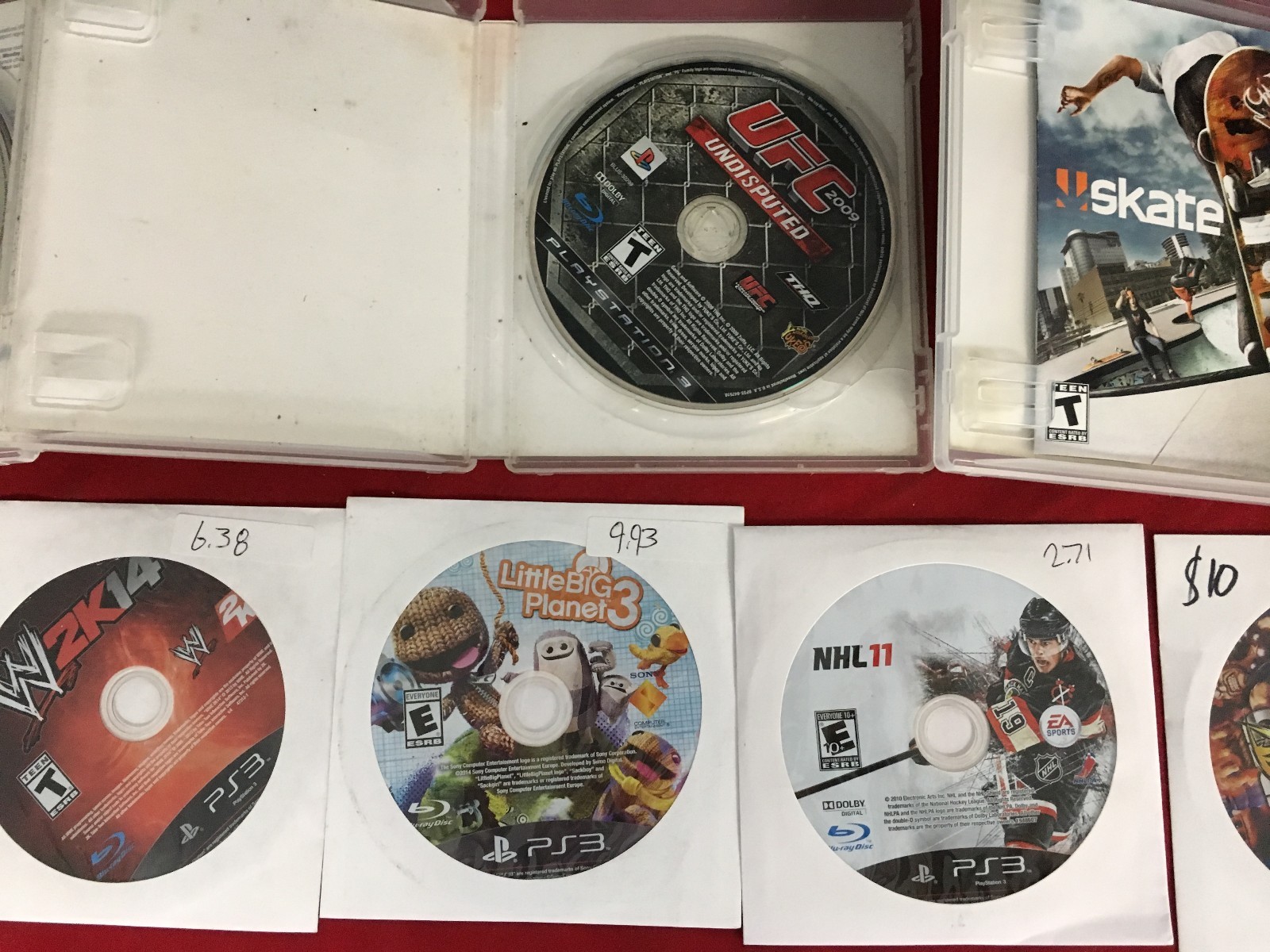 Lot of 8 Games for Playstation 3 PS3, Super Street Fighter IV, GTA ect | O6776