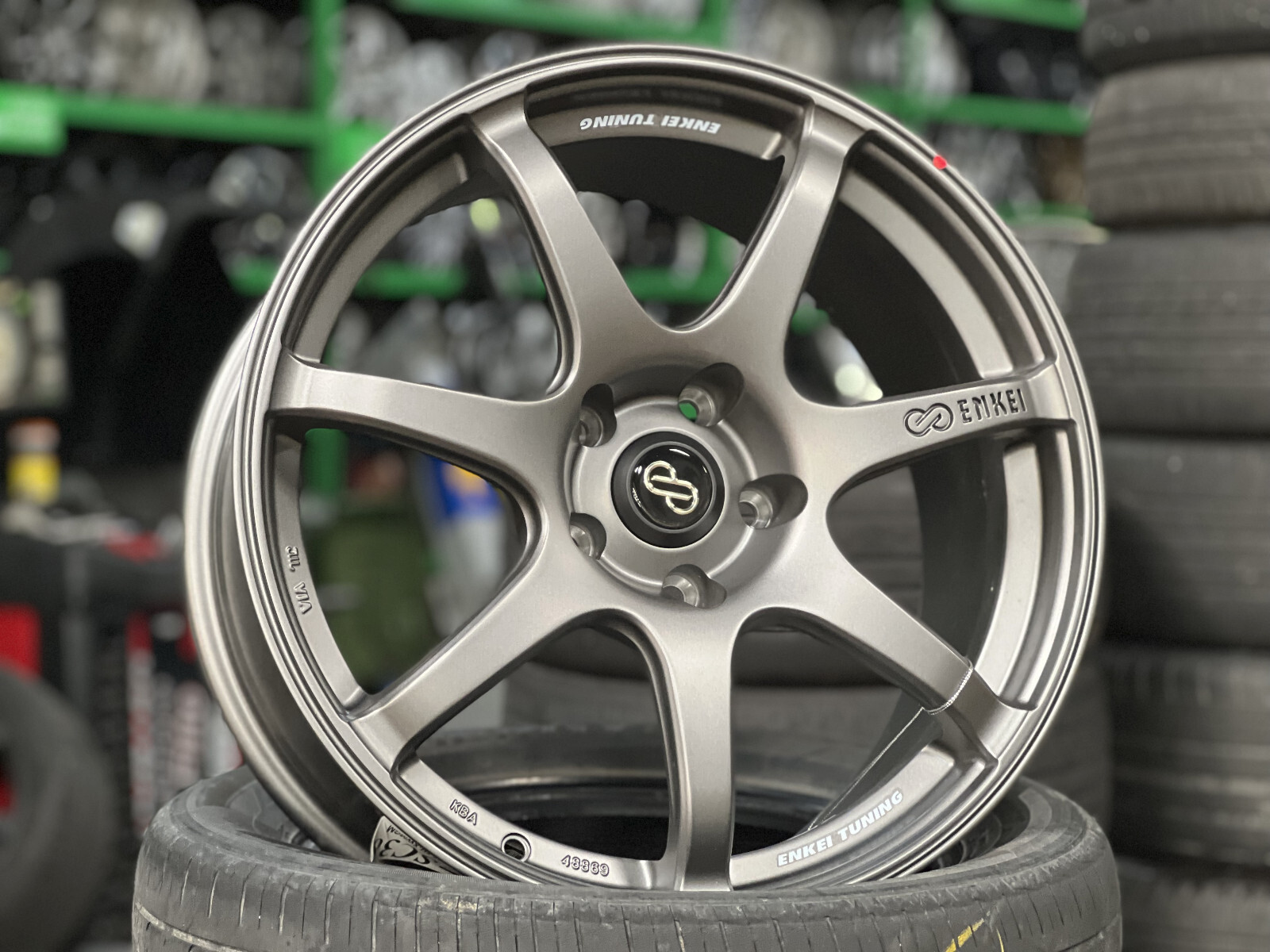 Y198[送料無料]ENKEI TUNING サイズ　17X7J Y198[送料無料]ENKEI TUNING サイズ 17X7J - メルカリ