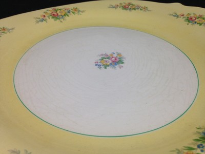 Candlelight Limoges Troubadour Yellow LC B48 15x12 Platter