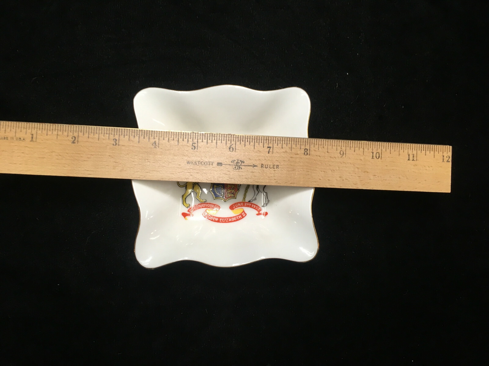 Queen Elizabeth Coronation Dish June 2, 1953 Foley English Bone China 4 3/4