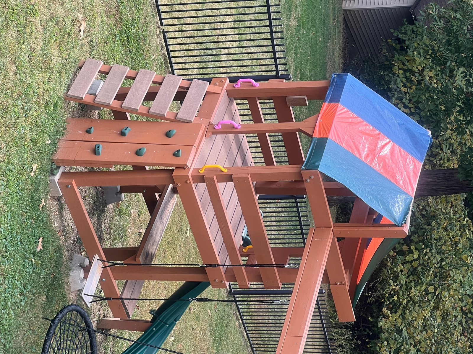 50"x90" Multicolor Canopy SwingNSlide Replacement Tarp Roof Blue