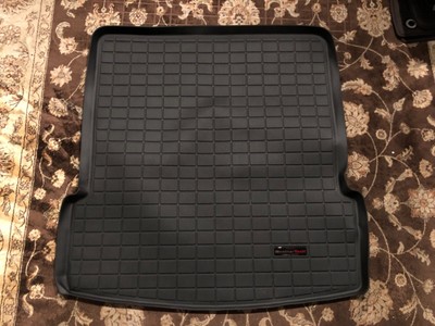 Tan Weathertech Trunk Mat Cargo Liner For 2017 2019 Gmc Acadia