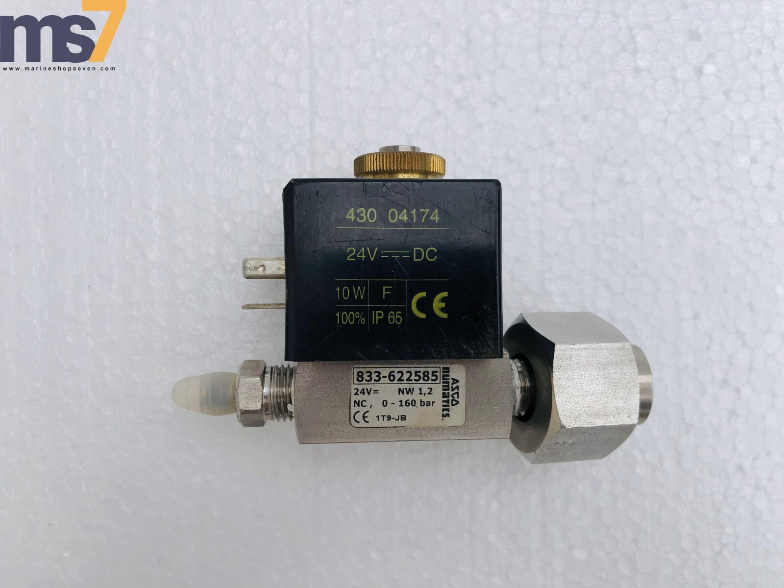 花器 ASCO NUMATICS 833-622585 SOLENOID VALVE 24V 0-160 BAR | eBay