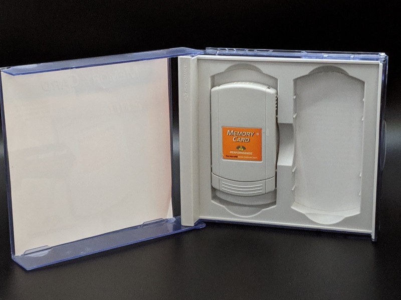 Performance Sega Dreamcast Memory Card 200 Blocks w case Very Good Condition