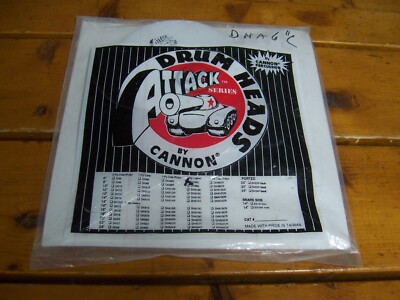 Vintage 6'' Attack Series Coated Single-Ply Drumhead by Cannon DHA6C