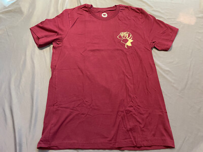 Los Deftones Burgundy Rose Large T-Shirt Official Alt Rock Nu-Metal team sleep