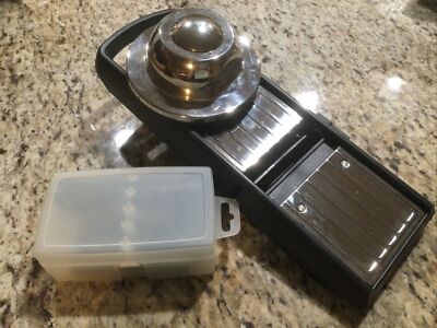 Mandoline Slicer for Kitchen Stainless Steel Food Chopper with Adjustable Blades