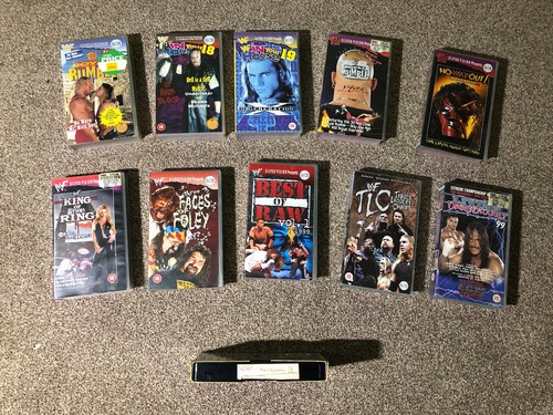 WWF Vintage Wrestling UK VHS Job lot Bundle x 11