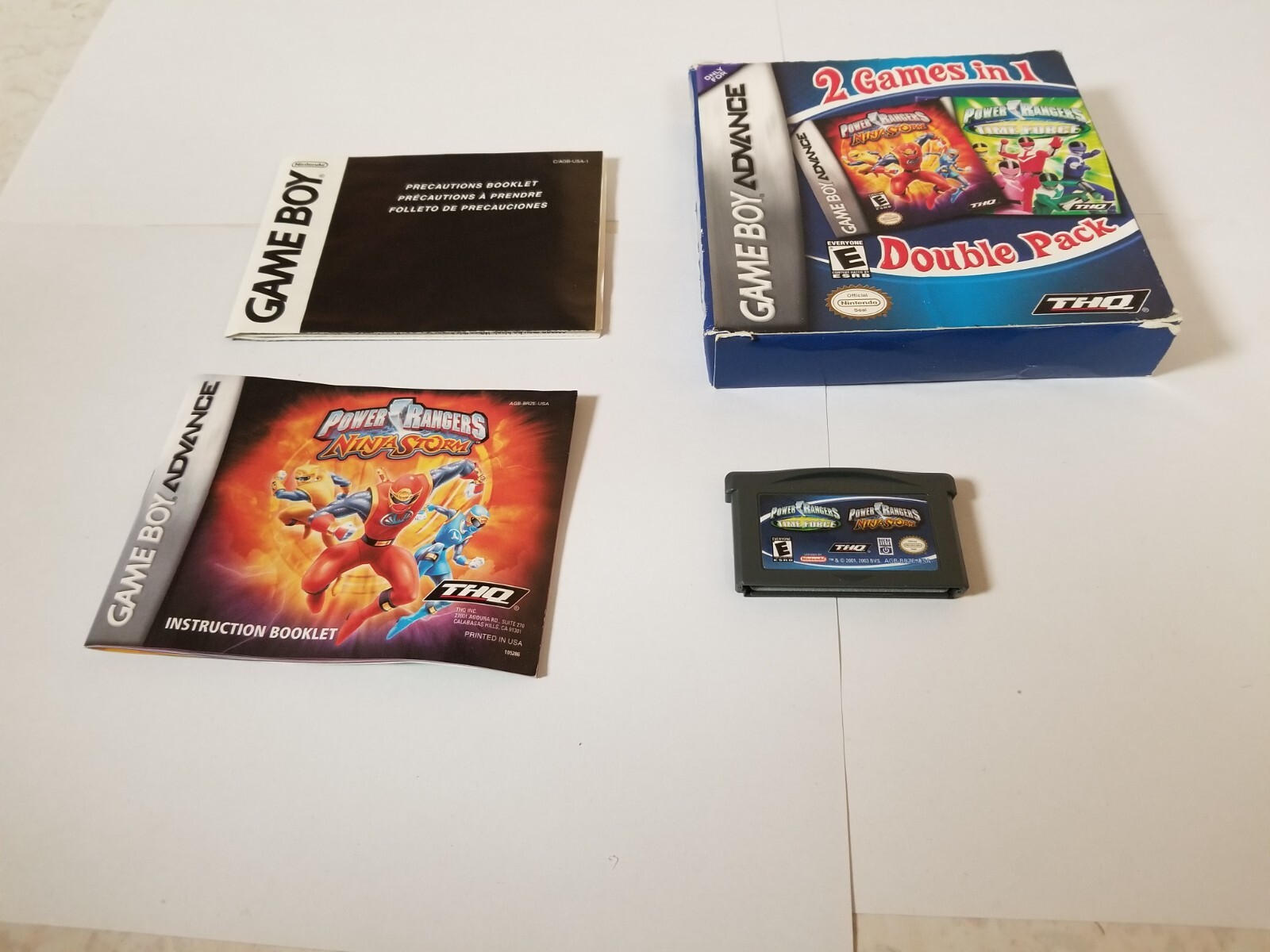 POWER RANGERS TIME FORCE NINJA STORM NINTENDO GAME BOY POWER RANGERS TIME FORCE NINJA STORM NINTENDO GAME BOY