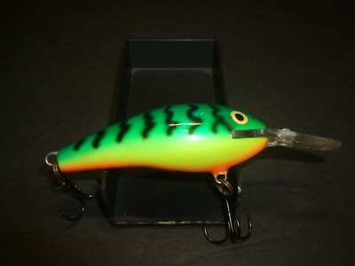 Rapala Rattlin Fat Rap RFR-5 FT 2/" 7//16oz Bleeding Fire Tiger NOS Rare Ireland
