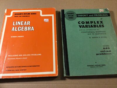 Schaum s Outlines, Set Of 2, Linear Algebra, Complex Variables