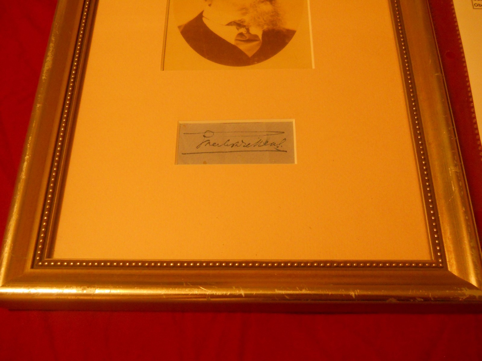 CHARLES DICKENS SIGNED FRAMED CUT SIGNATURE JSA LOA AUTOGRAPH A CHRISTMAS CAROL