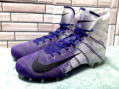New! Nike Vapor Untouchable 3 Elite Football Cleats Purple AO3006-155 Size  12