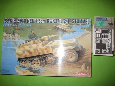 SDKFZ 250 / 8 75 cm STUMMEL BY DRAGON 1/35 6102 EDUARD SET 35272