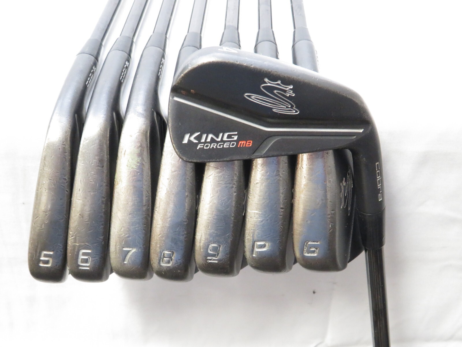 Used Cobra King Forged MB Black Iron Set 4-GW Project X