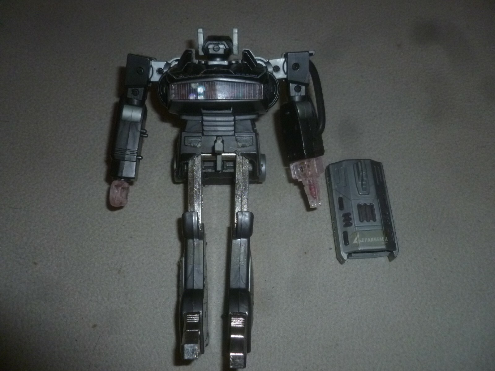 VINTAGE G1 DECEPTICON TRANSFORMER KO SHOCKWAVE GREY ROBOT