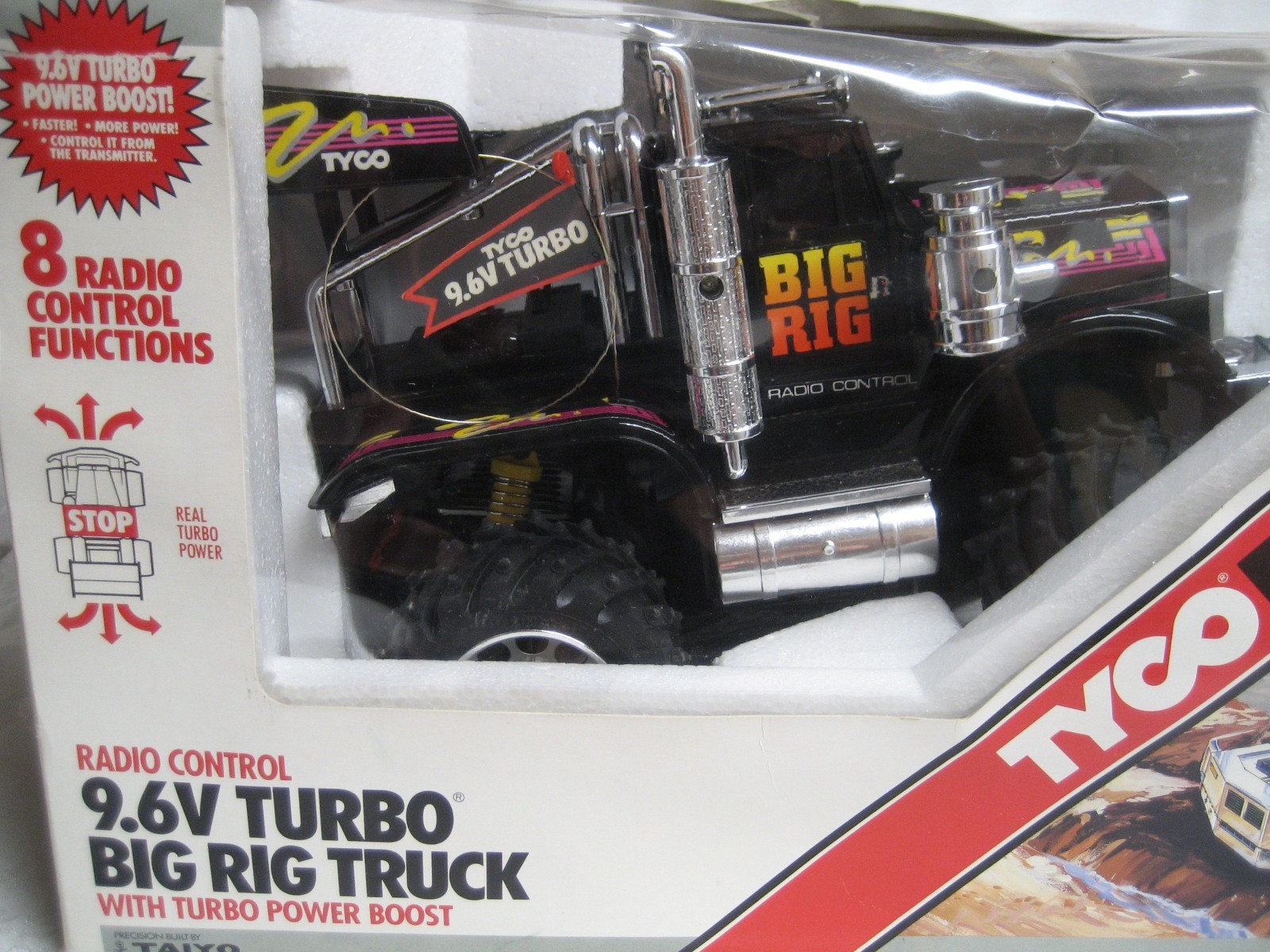 TYCO R/C 9.6V TURBO BIG RIG TRUCK --UNOPENED NEW NEVER USED