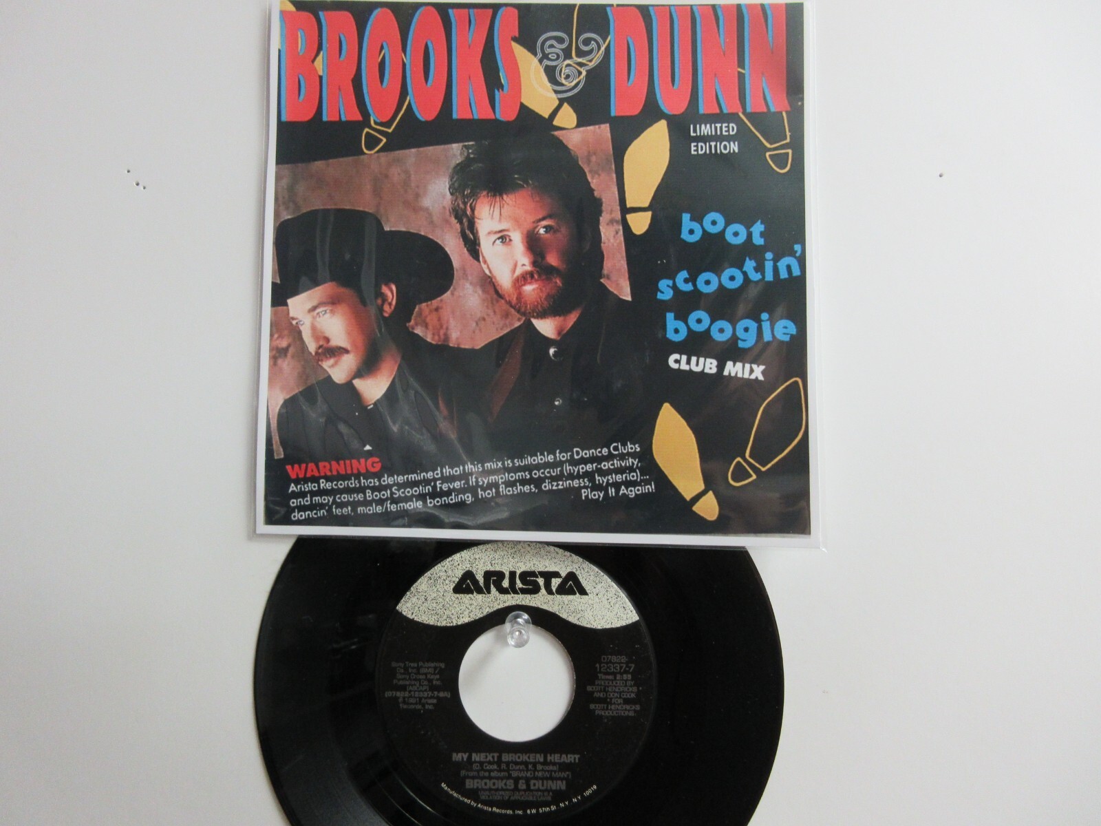 💥 ' BROOKS & DUNN ' HIT 45 + PICTURE [Boot Scootin' Boogie 💥 ' BROOKS & DUNN ' HIT 45 + PICTURE [Boot Scootin' Boogie