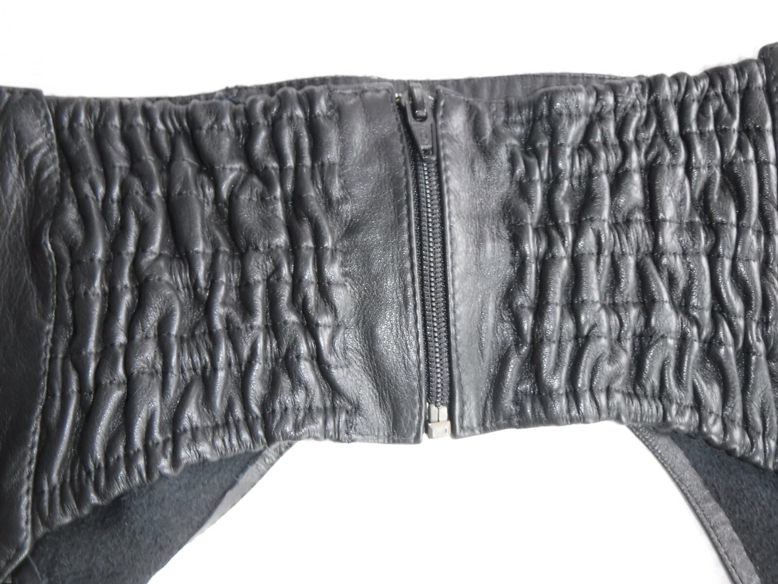 Dream Dresser Real Leather Wide Garter Belt  Size  Large