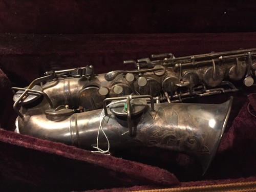 Vintage 1928 Buescher True Tone Low Pitch Alto Saxophone