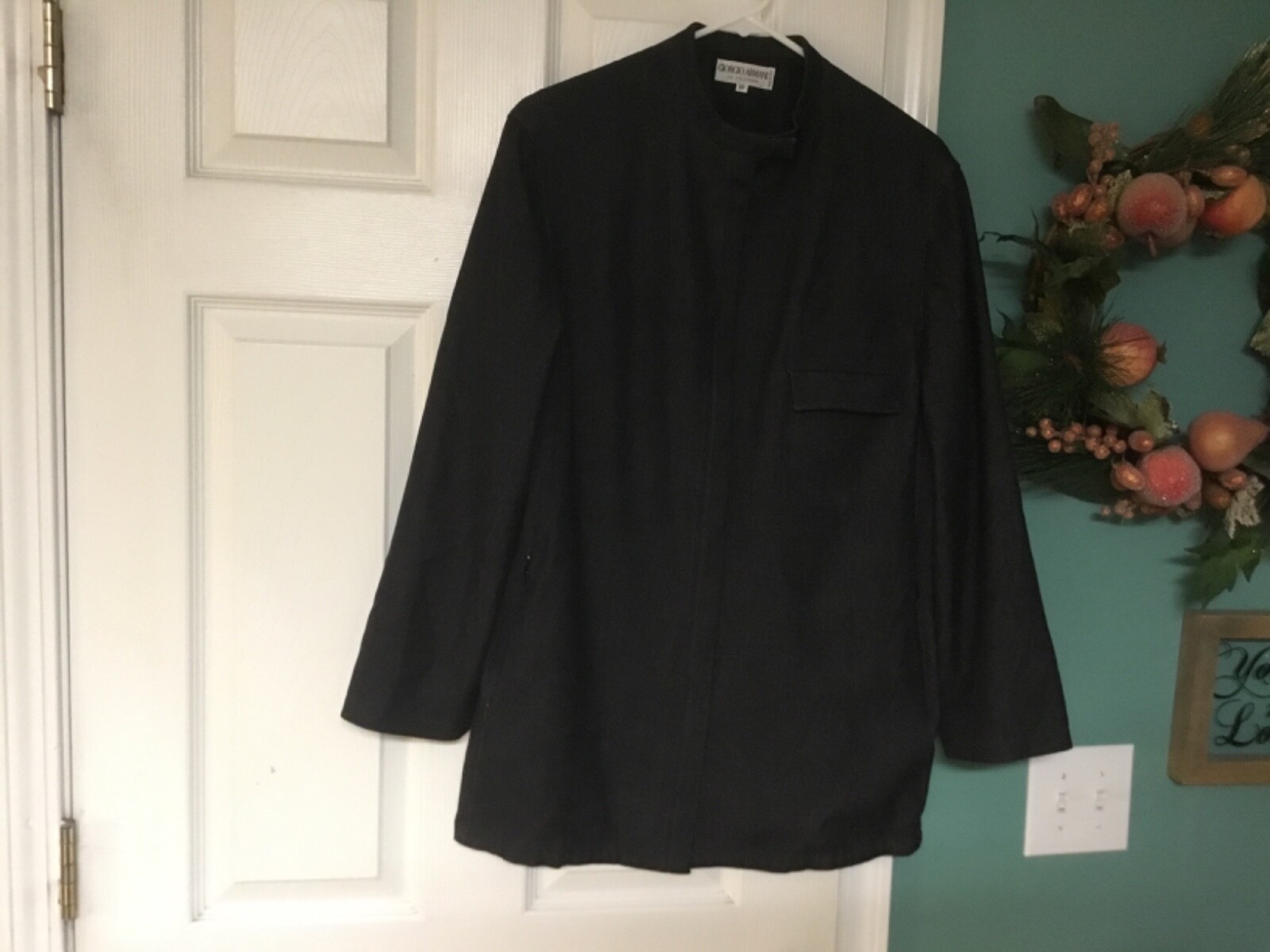 Women's Giorgio Armani le collezioni Black Snap Closure