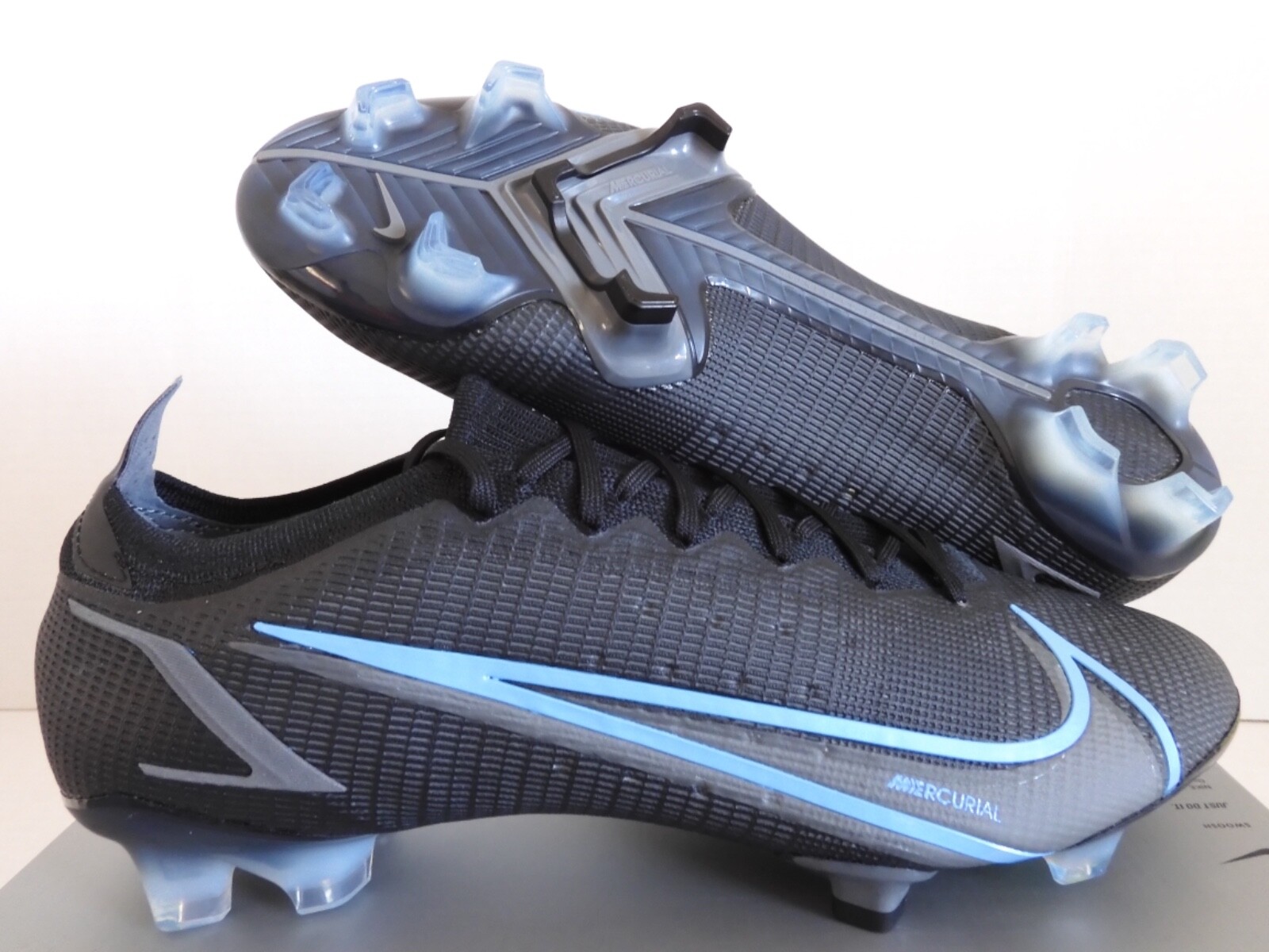Nike Vapor 14 Elite Fg Black-Black-Iron Grey Sz 13 [CQ7635