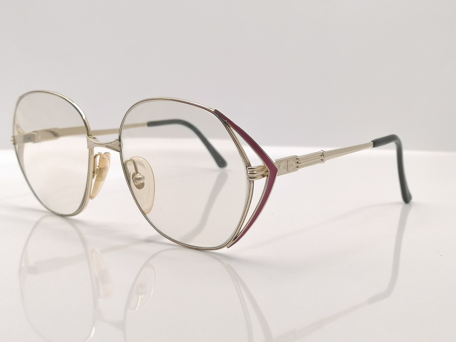 DIOR 2302 125 56 17 Vintage Sunglasses Woman's Frame Round DIOR 2302 125 56 17 Vintage Sunglasses Woman's Frame Round
