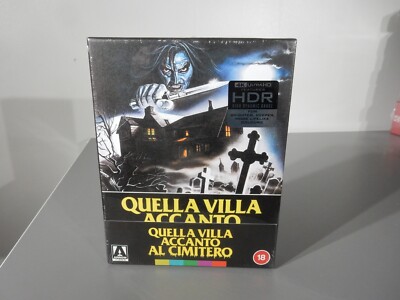 THE HOUSE BY THE CEMETERY ITALIAN OOP LIMITED EDITION ARROW 4K ULTRA HD/BLU-RAY