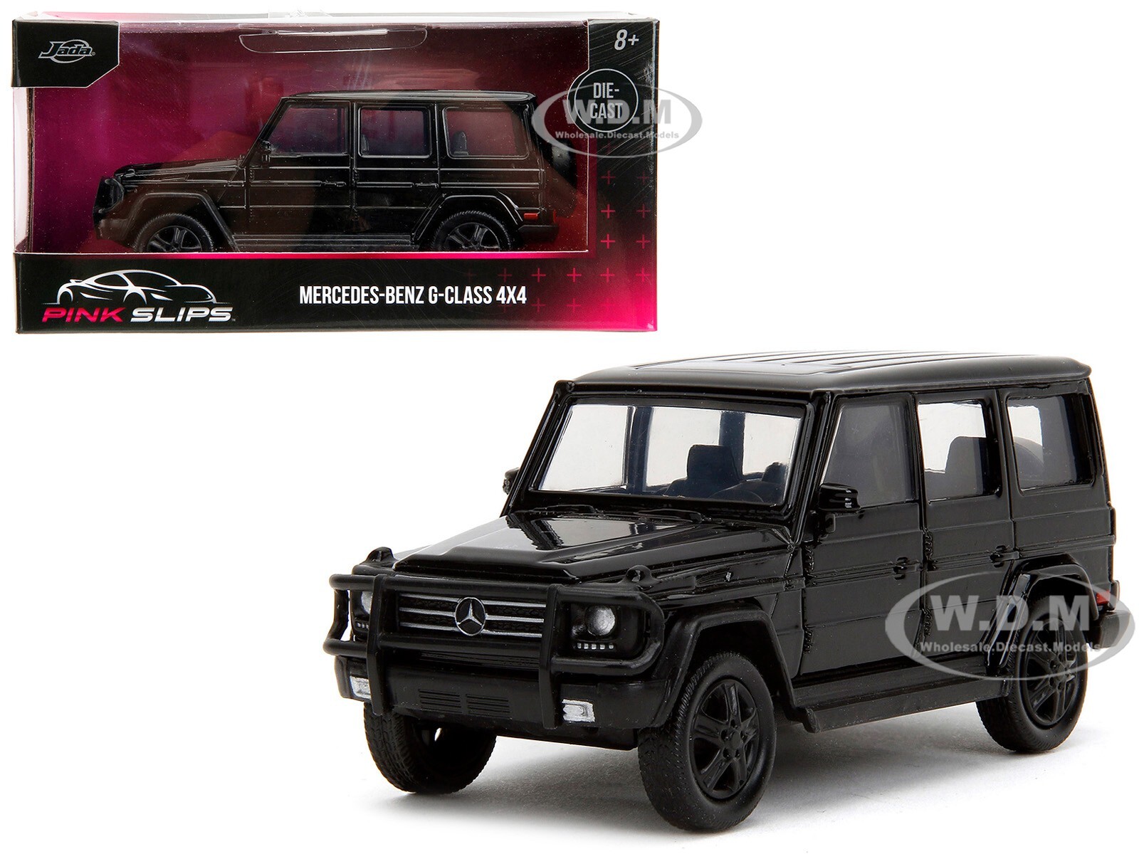 MERCEDES-BENZ G-CLASS 4X4 BLACK 1/32 DIECAST MODEL CAR BY