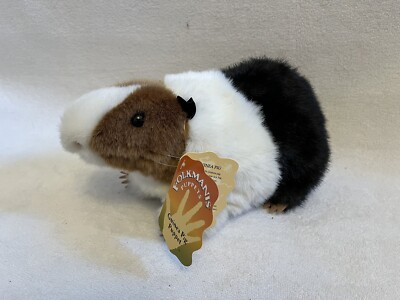 Folkmanis Guinea Pig Hand Puppet Full Body Plush Tri Color 12  Realistic