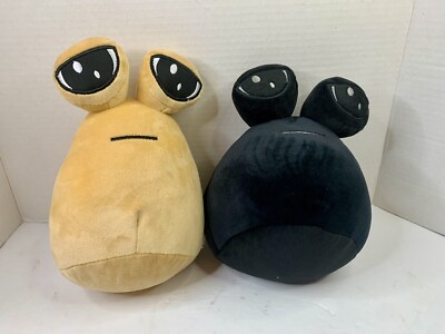 Two My Pet Alien Pou Plush Diburb Furdiburb Emotional Support Plushie Plish