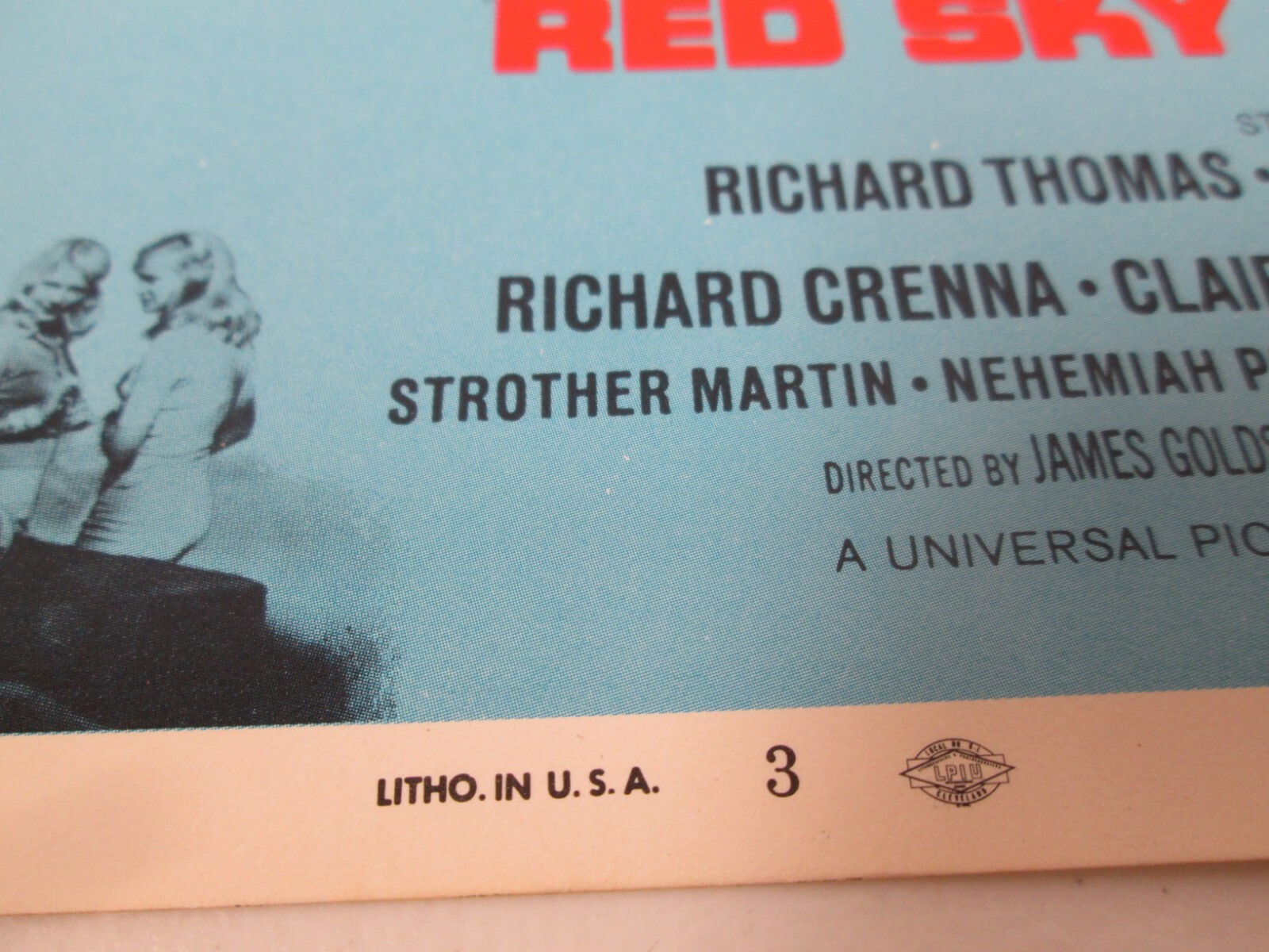 Vintage Red Sky at Morning Original 1971 Lobby Card Richard Thomas Crenna Arnaz