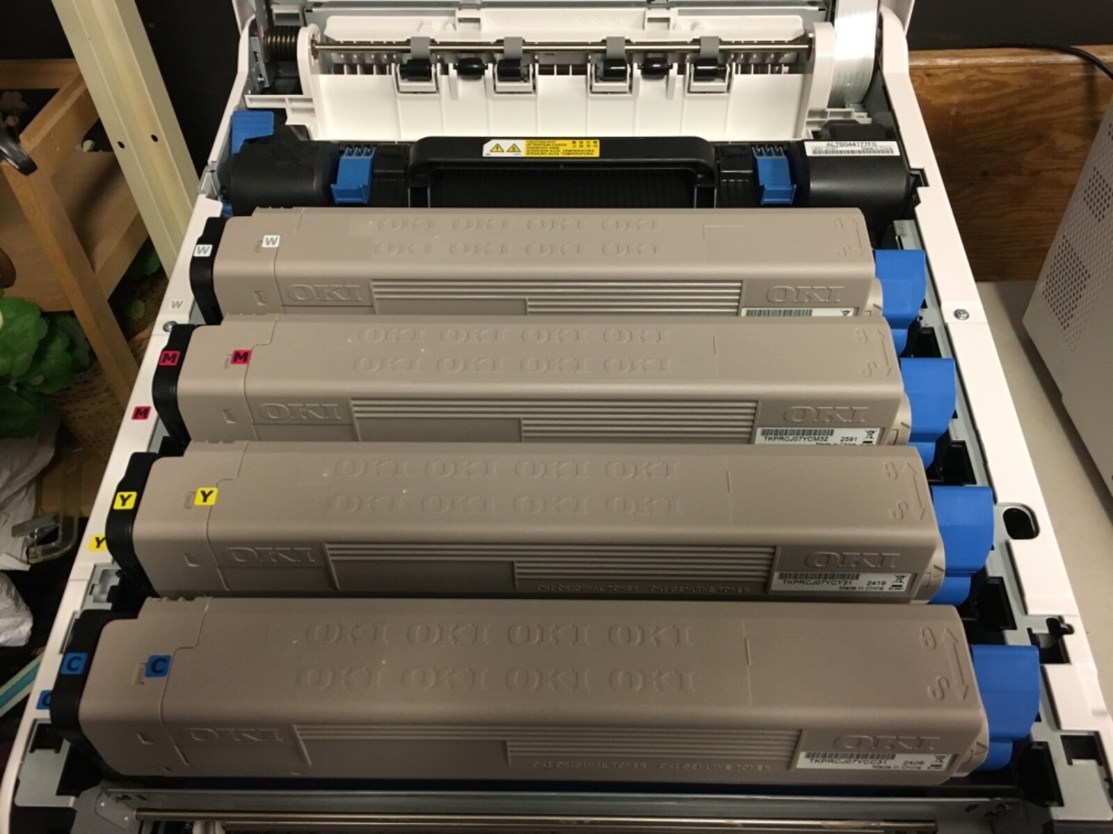 Okidata PRO8432WT White Toner Printer 11x17, Digital Knight 16x20 Heat Press