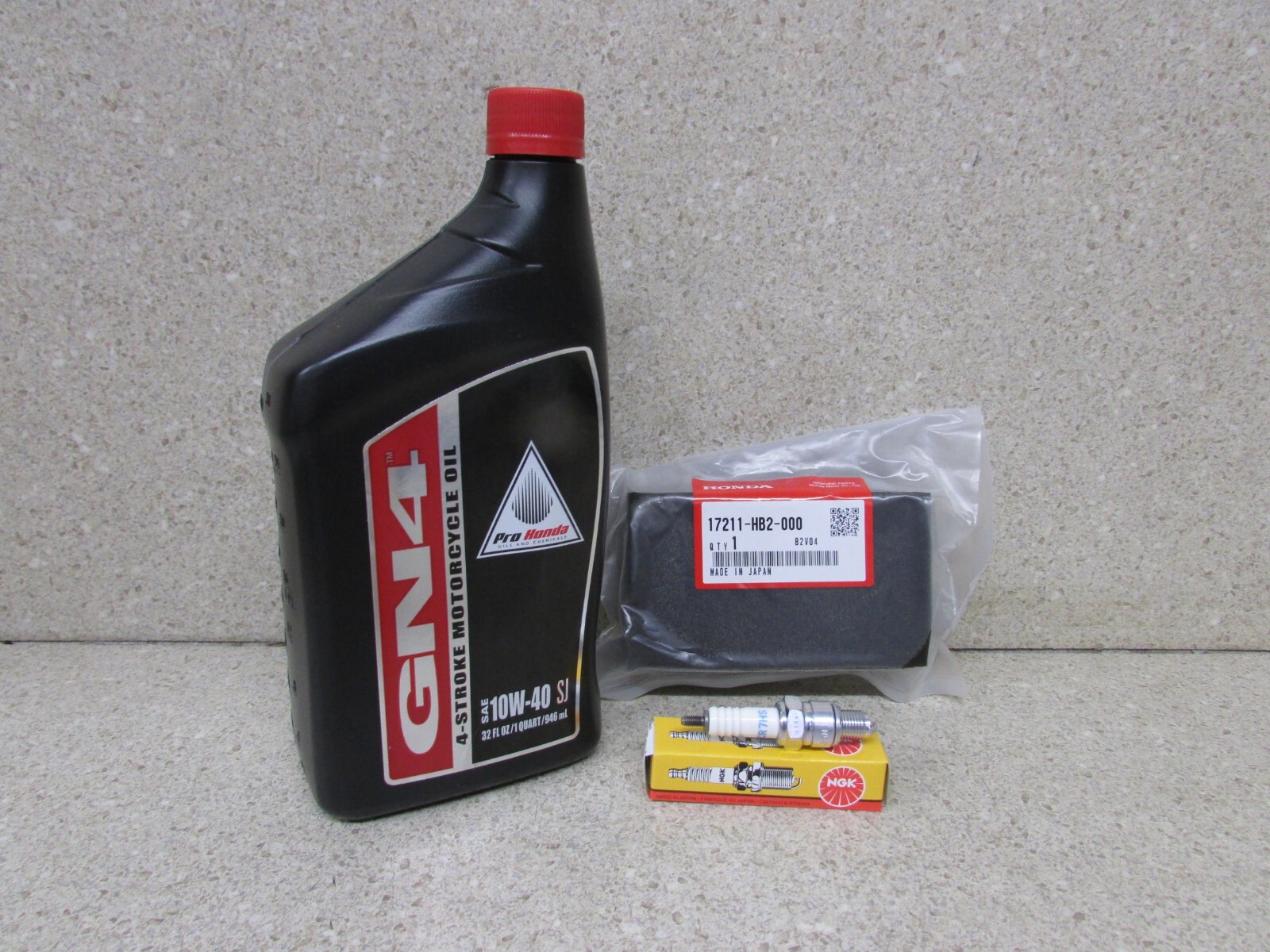 1986-1987 Honda TRX70 TRX 70 Fourtrax Tune Up Oil Change Kit Air