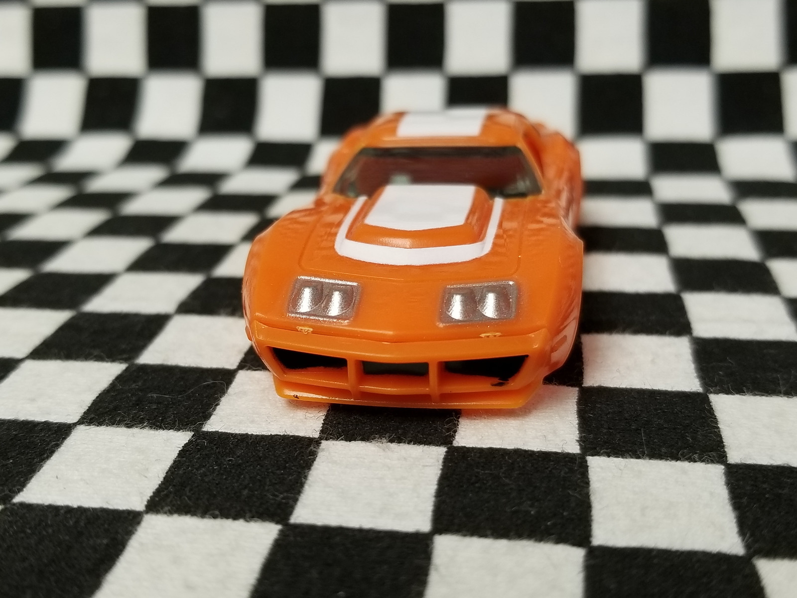 Orange & white stripe AF Xtras A/P A Production Corvette - AFX, TOMY, Auto World