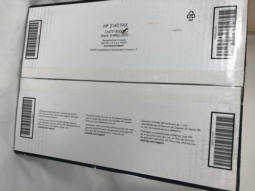Hp 2140 Fax Nib New Old Stock Professional Plain Paper Fax Machine