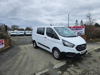 2018 ON 18 PLATE FORD TRANSIT CUSTOM 280 BASE CREW VAN ULEZ FREE ZONE