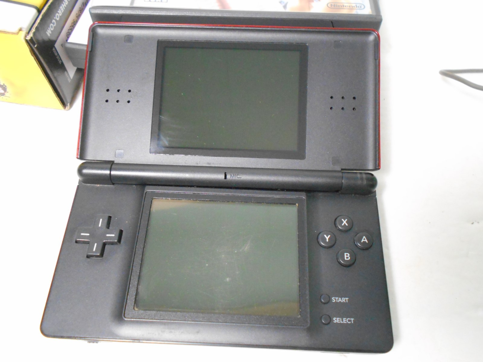 Nintendo DS Bundle - Red Nintendo DS Lite System + 6 Games, Charger & Case