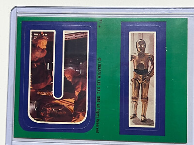1980 Topps Star Wars Empire Series 2 Sticker UI #71 EX