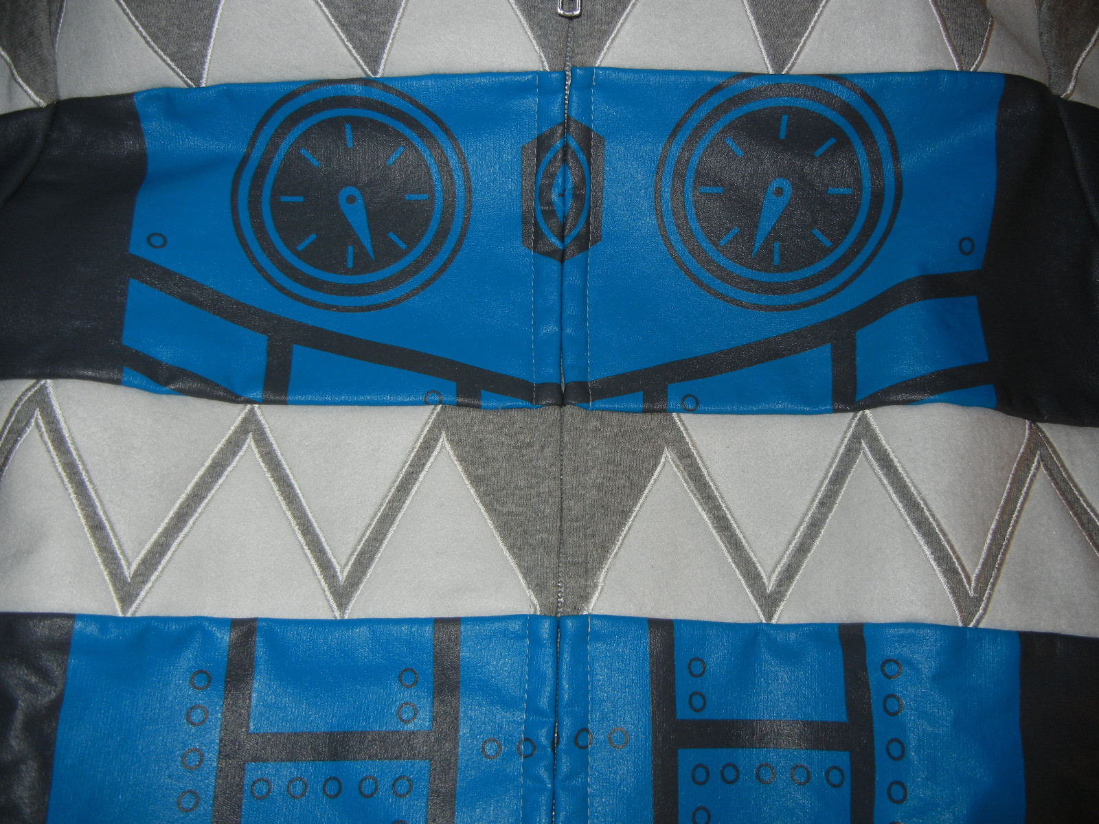 Pre-owned Billionaire Boys Club S05 Robot Hoodie Blue Xl Xs Xxl Pharrell Bbcicecream Ds In Gray