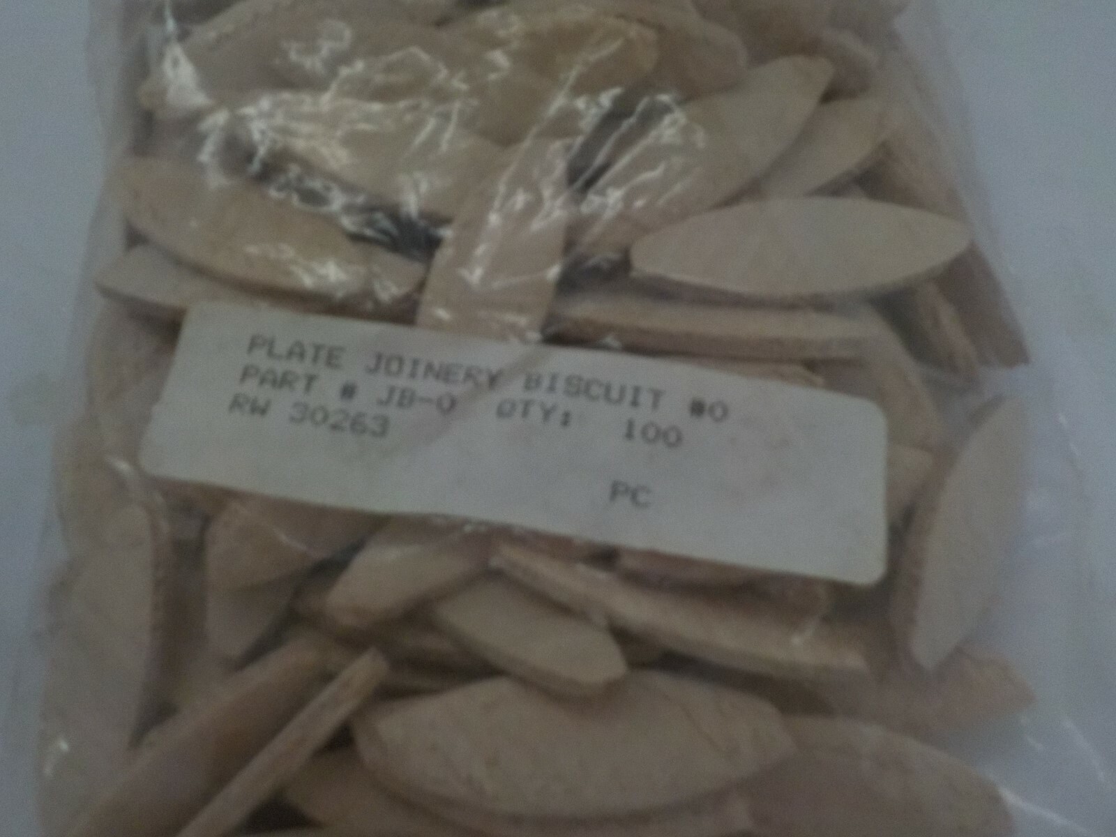 New Plate Joinery Biscuit  #0  Qty 100