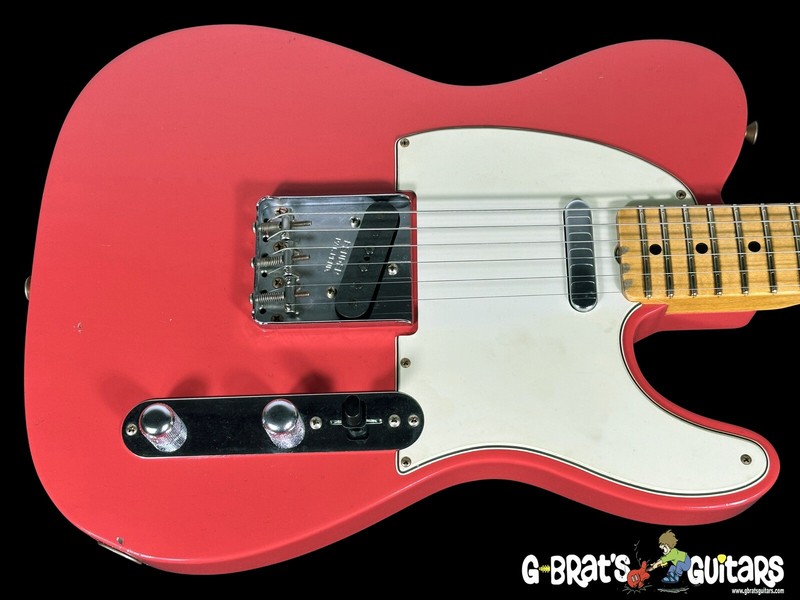ギター Fender Custom Shop 55 Telecaster Relic Fender Custom Shop Limited 1955 Telecaster, Relic, Aged Blue