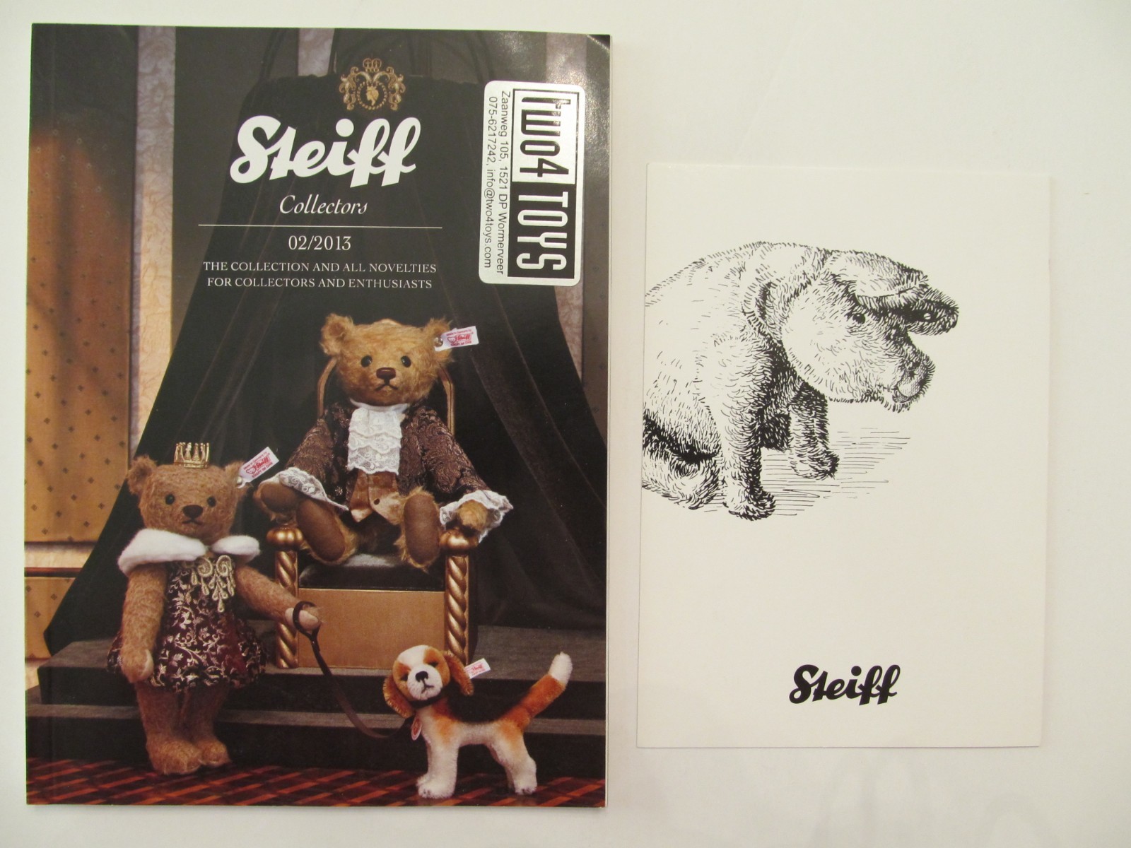 Doll & Bear CATALOGS: Gotz, Steiff, Kathe Kruse_Lot of 3; like NEW