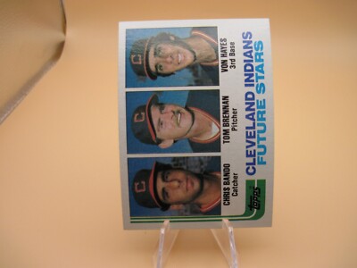 1982 TOPPS BASEBALL SET BREAK 141 BANDO BRENNAN HAYES INDIANS FUTURE STARS